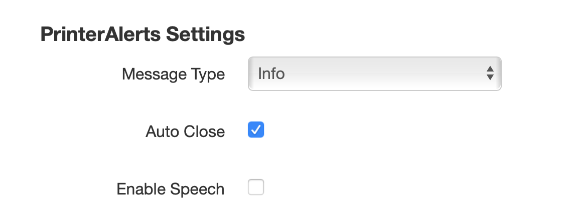 settings